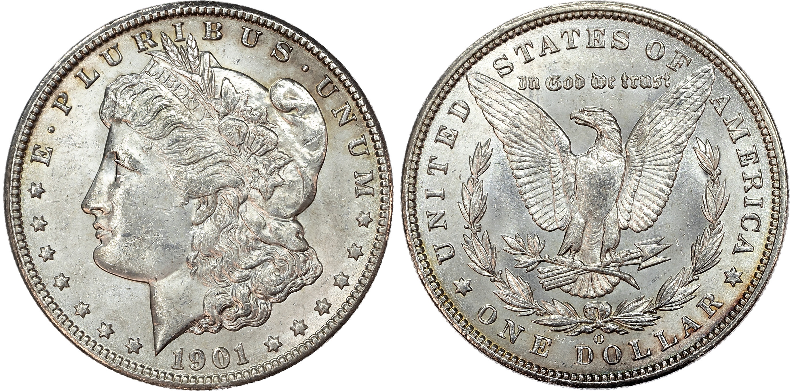 USA, silver Morgan Dollar, 1901, New Orleans
