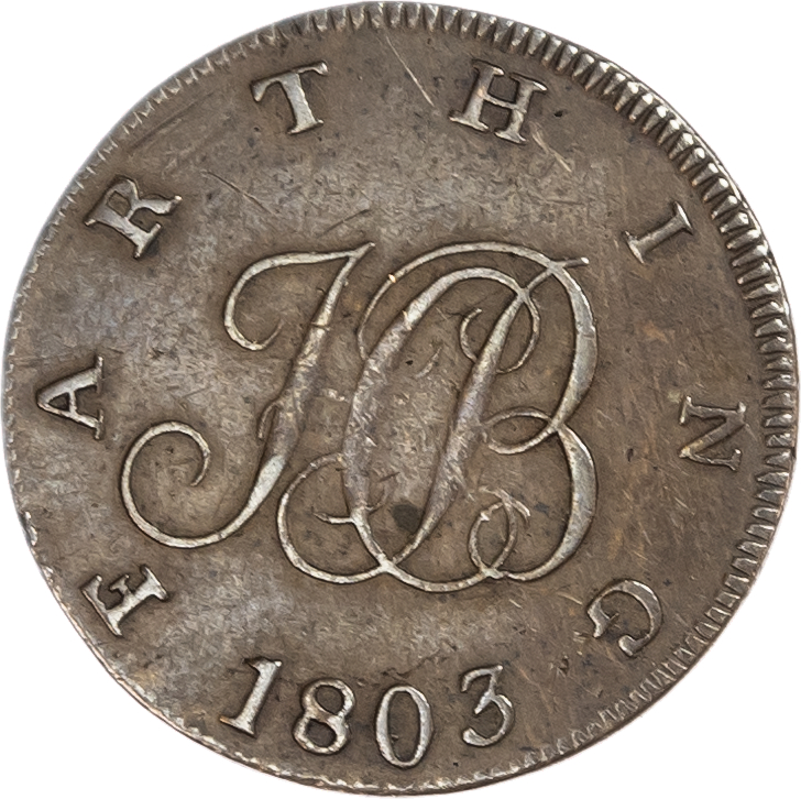 London, National Series, anonymous Farthing undated