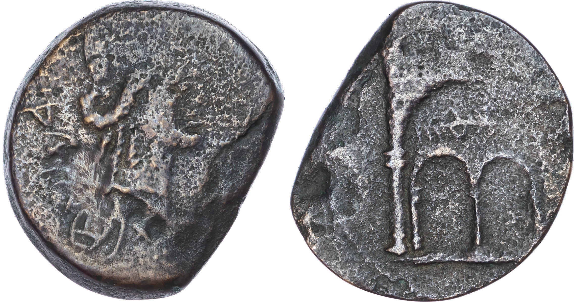 Numidia, Cirta (c. 2nd-1st Century BC) AE