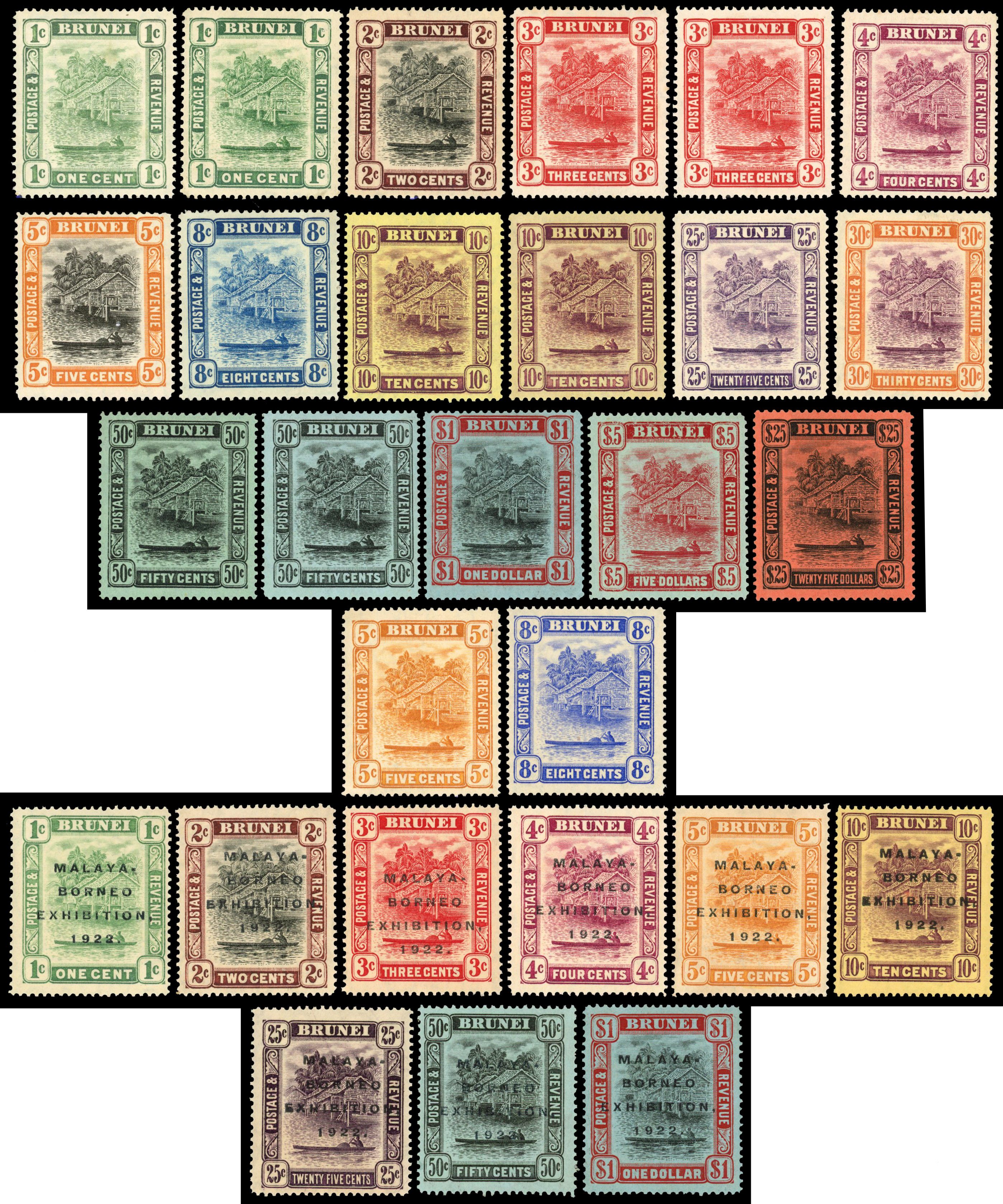 Brunei selection on stock pages