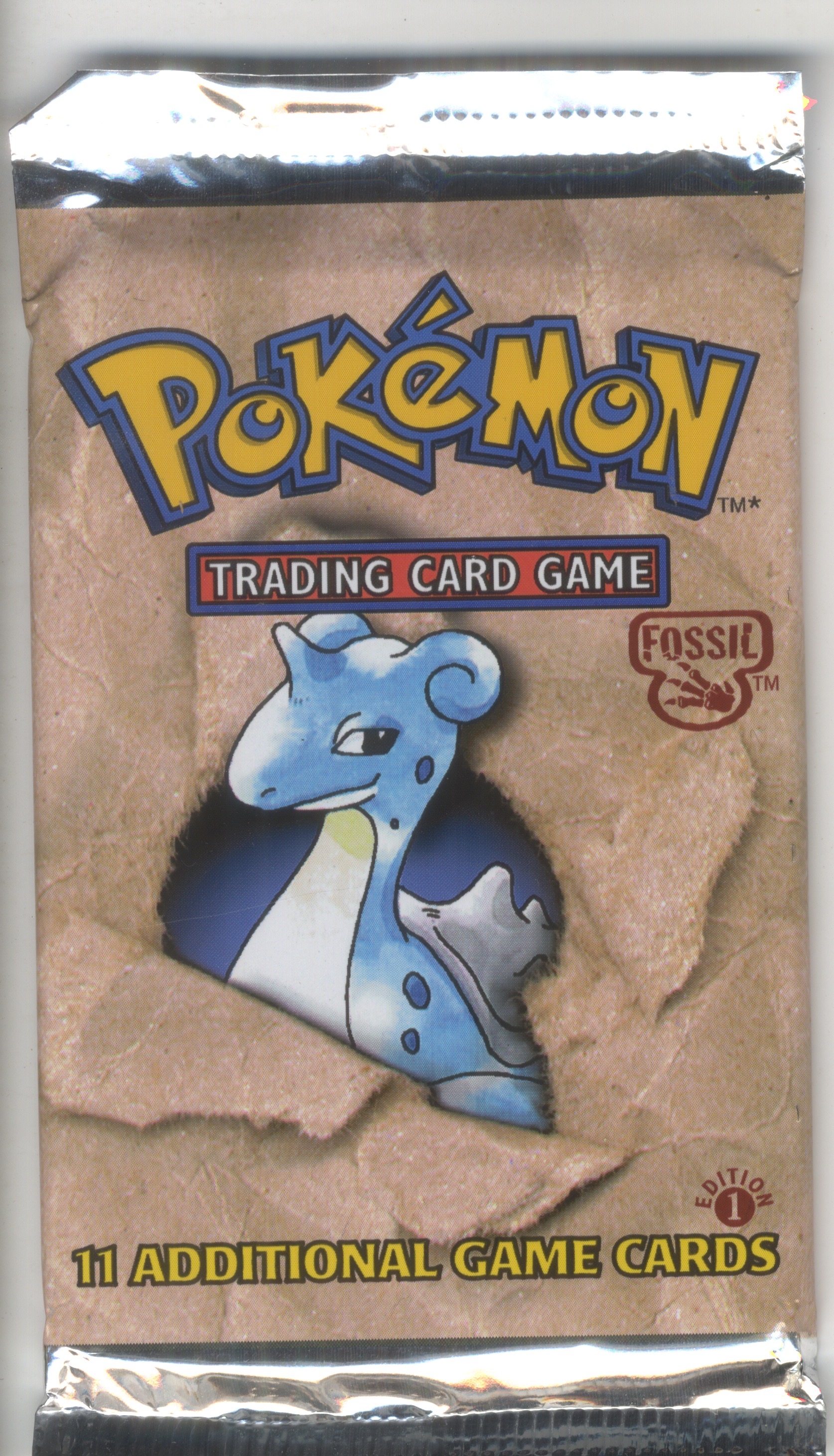 Pokémon TCG - Fossil 1st Edition Sealed Heavy Booster Pack
