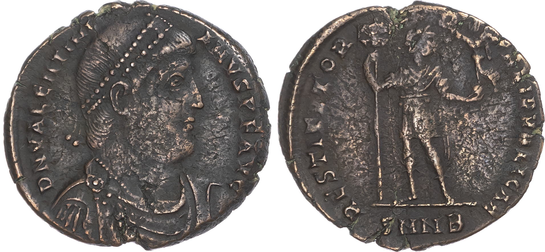 Valentinian I (AD 364-375) AE1, Nicomedia, AD 364-367, 8.37g. 