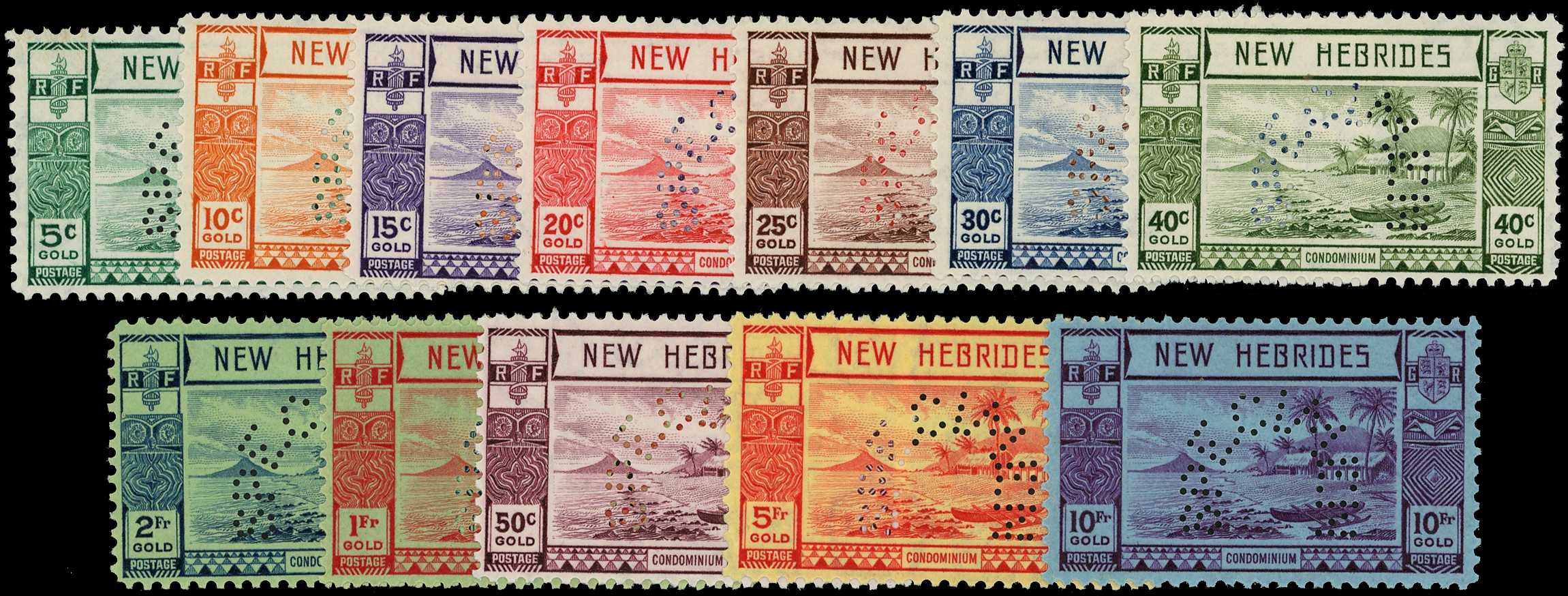 British Currency. 1938 set of twelve...