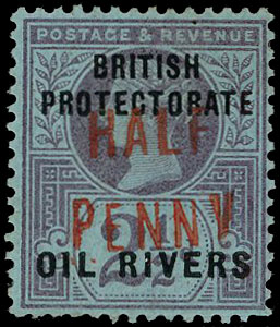 Niger Coast SG 19 mint