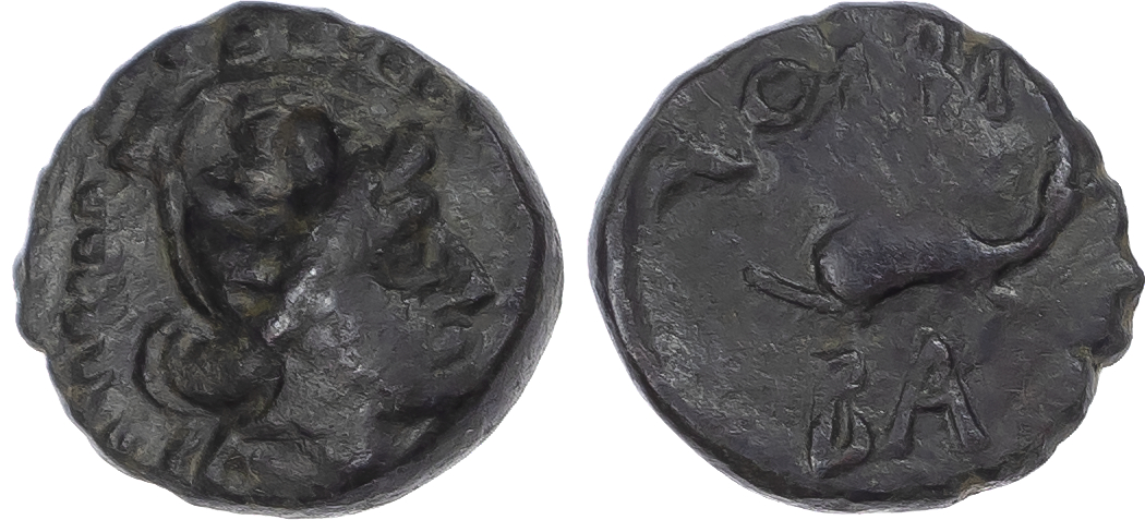 Skythia, Olbia Æ 14mm. Circa 175-150 BC. 