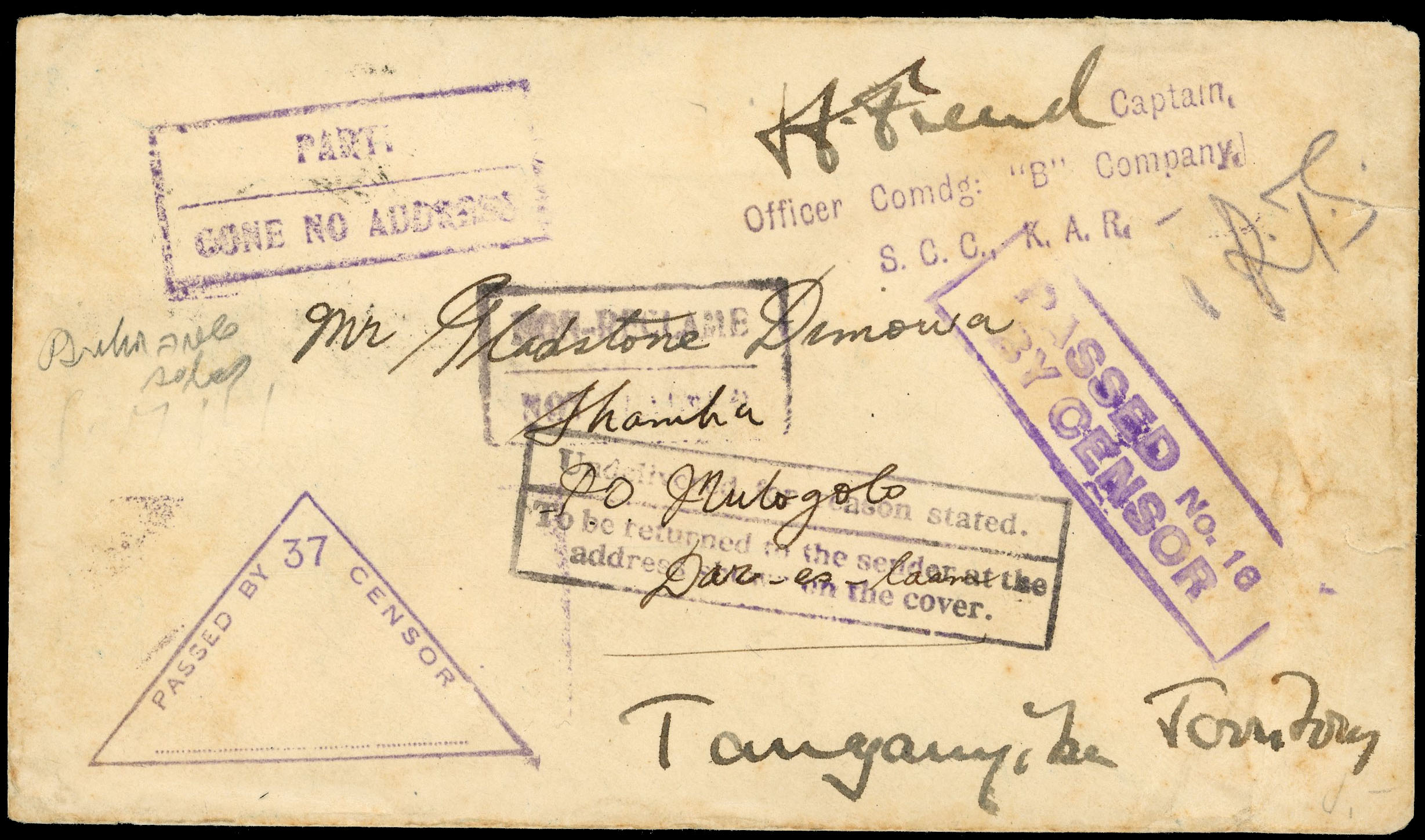 Somaliland WW2 Camel Corps cover