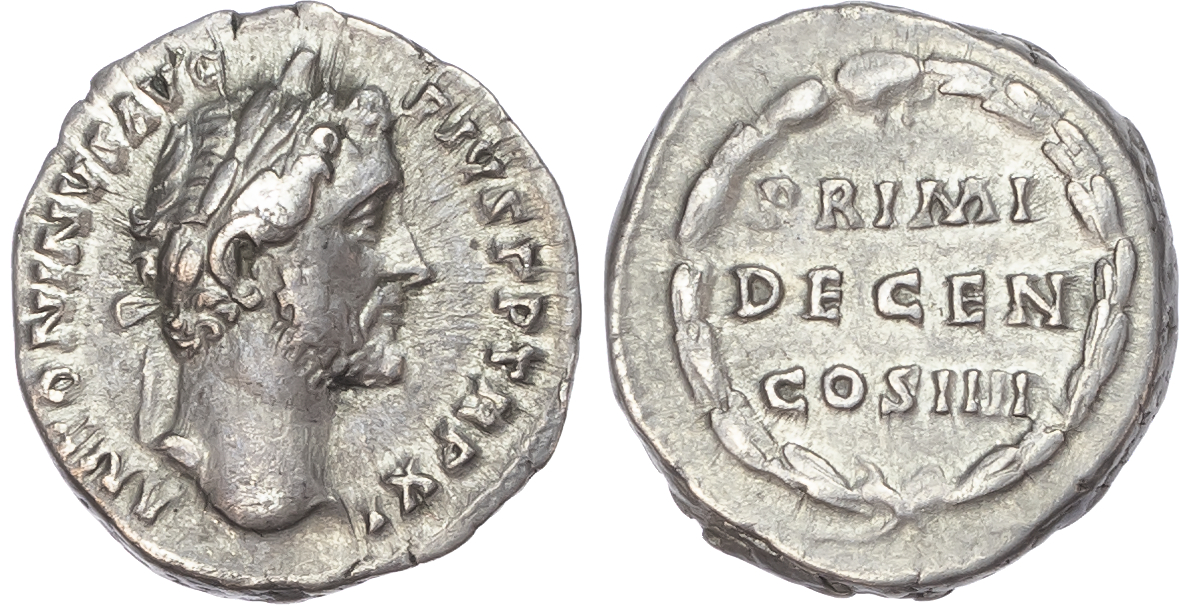 Antoninus Pius (AD 138-161) AR Denarius, Rome, AD 146, 3.35g. 
