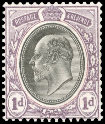 Great Britain KEVII 1d Transvaal essay type 2 