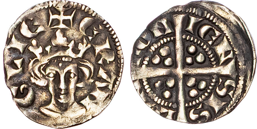 Edward I (1272-1307), AR Farthing, Class 3d, Sterling Silver Issue, Tower (London) mint. 