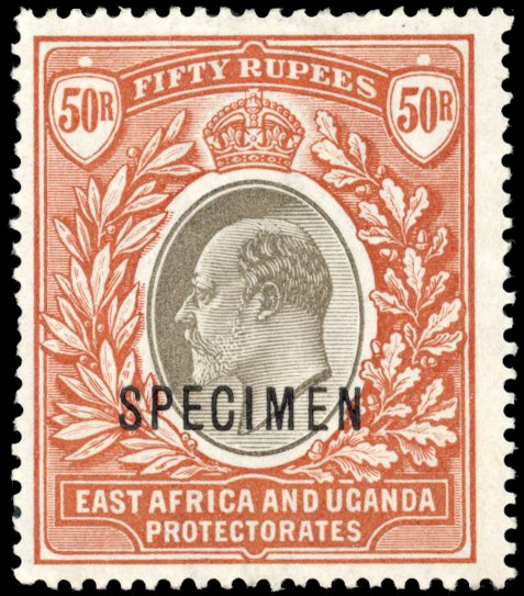 KUT SG 16s 1903 50r Specimen
