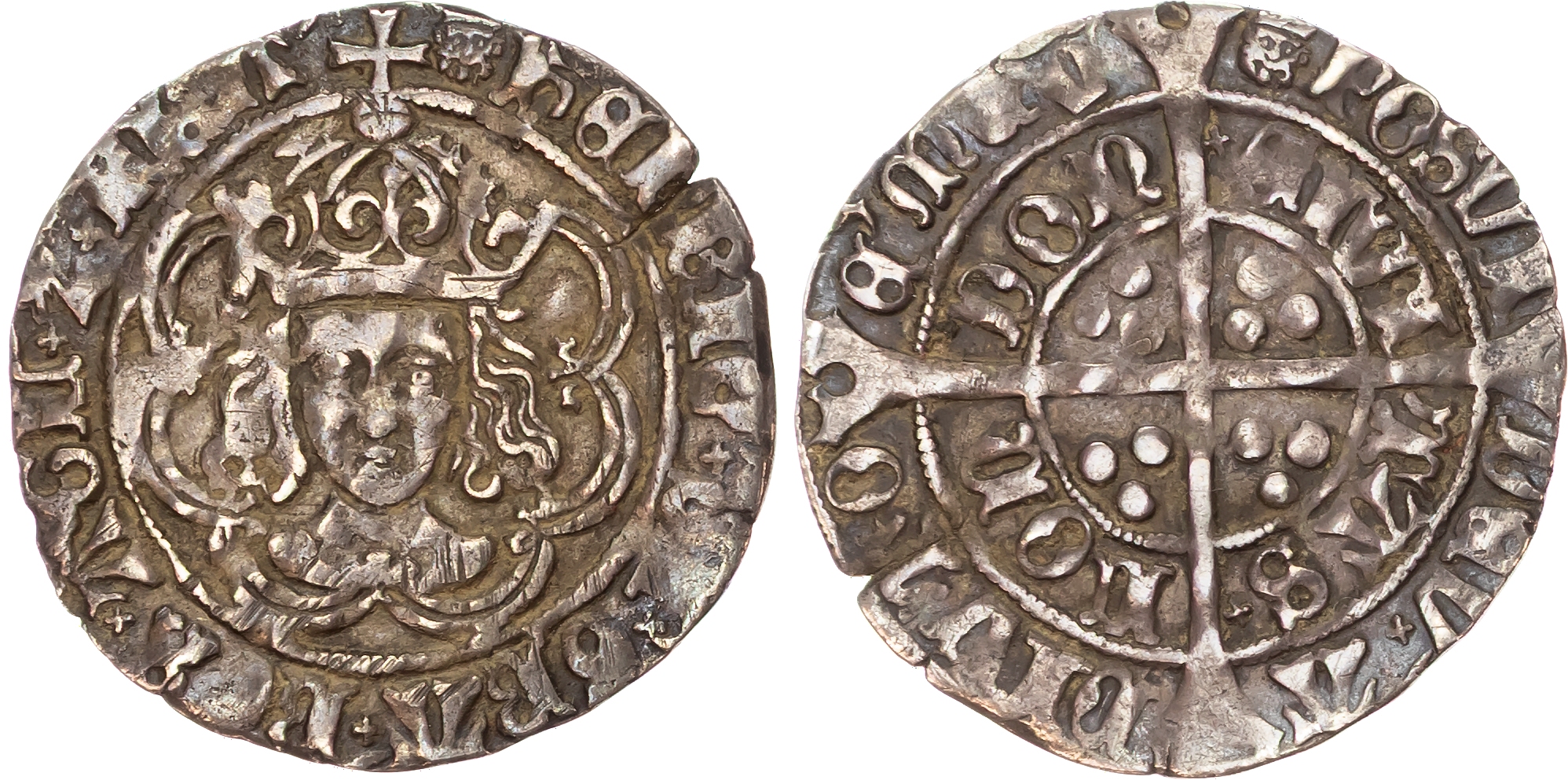 Henry VII (1485‑1509), AR Groat, 2.72gm., class IIIc. 