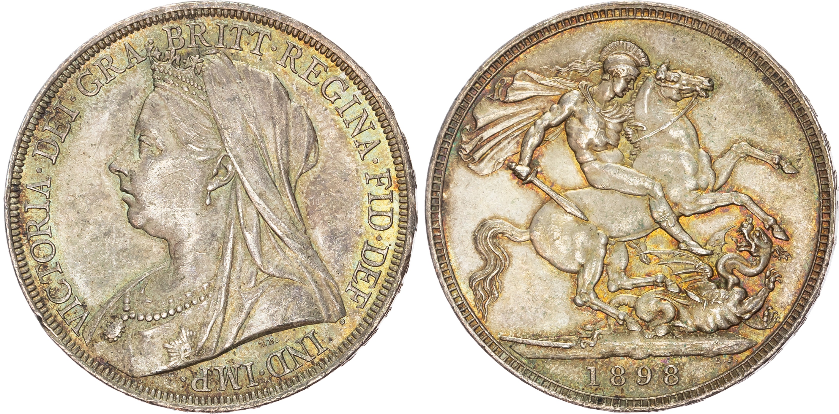 Victoria (1837-1901), Crown, 1898, LXII