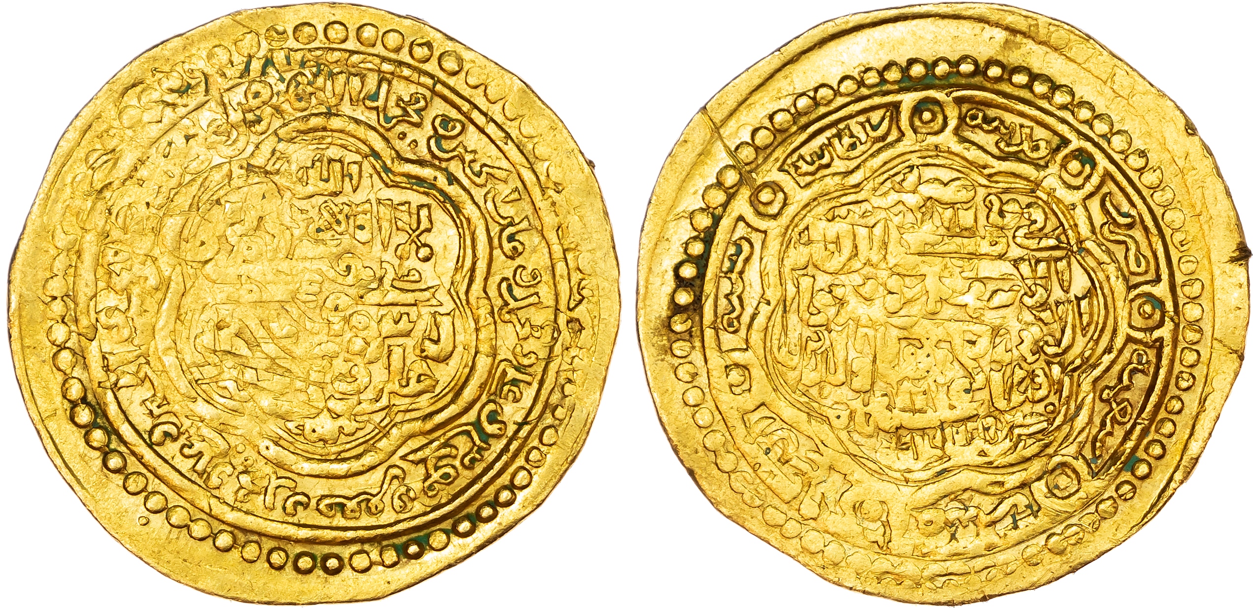 Ilkhanid, Uljaytu (AH 703‑716 / 1304‑1316 AD), gold Dinar, AH 714 / 1314/5 AD, Sultaniya al‑Ma’mura