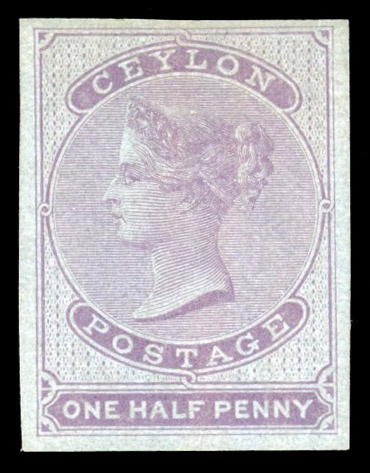 Ceylon 1857-64 ½d reddish lilac mint, SG 16