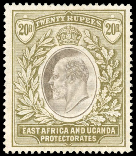 East Africa & Uganda SG 32 1907 20r mint