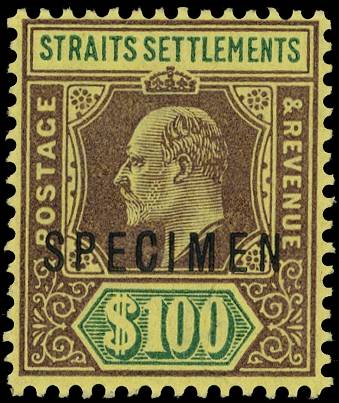 Straits Settlements SG 122s...