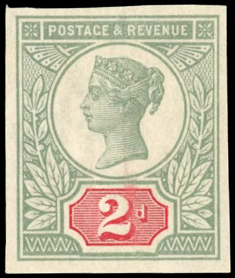 GB SG 199 1887 2d Jubilee imprimatur
