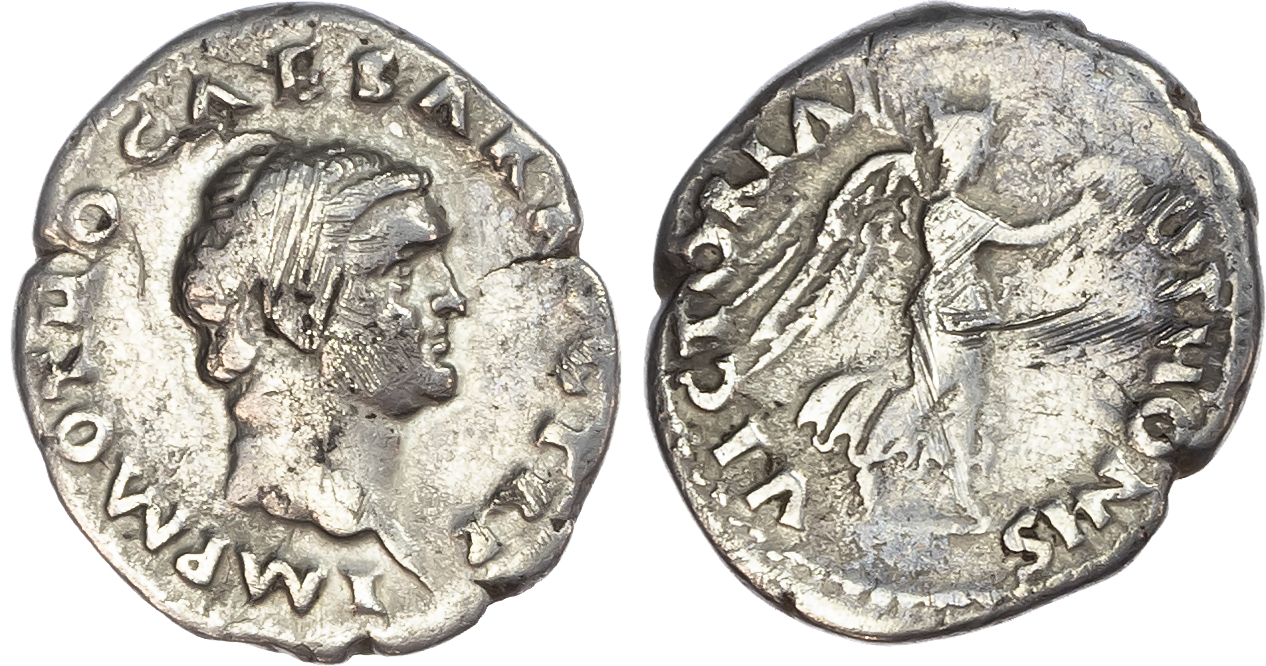 Otho (AD 69) AR Denarius, Rome, 3.14g. 