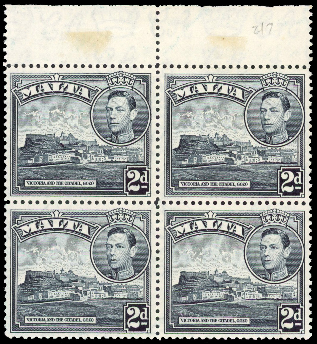 Malta SG 221a block mint