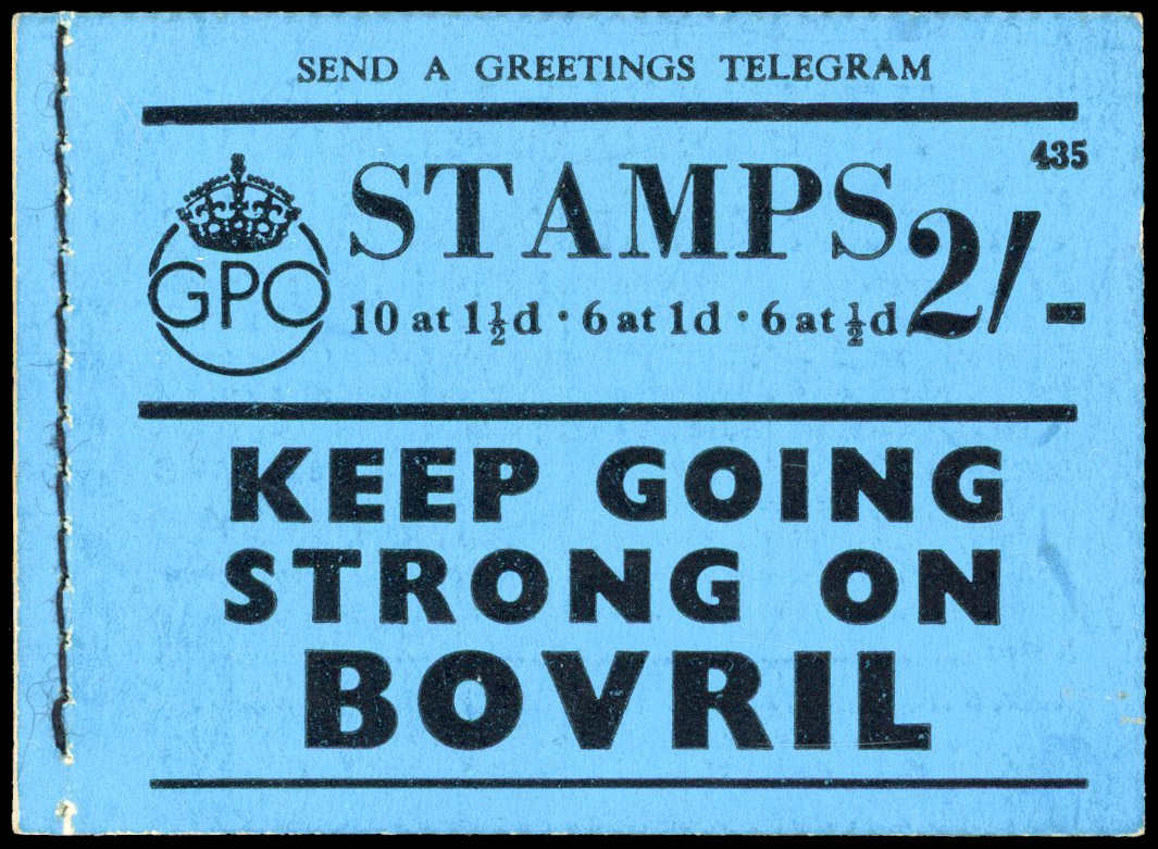 Great Britain SG BD12 booklet