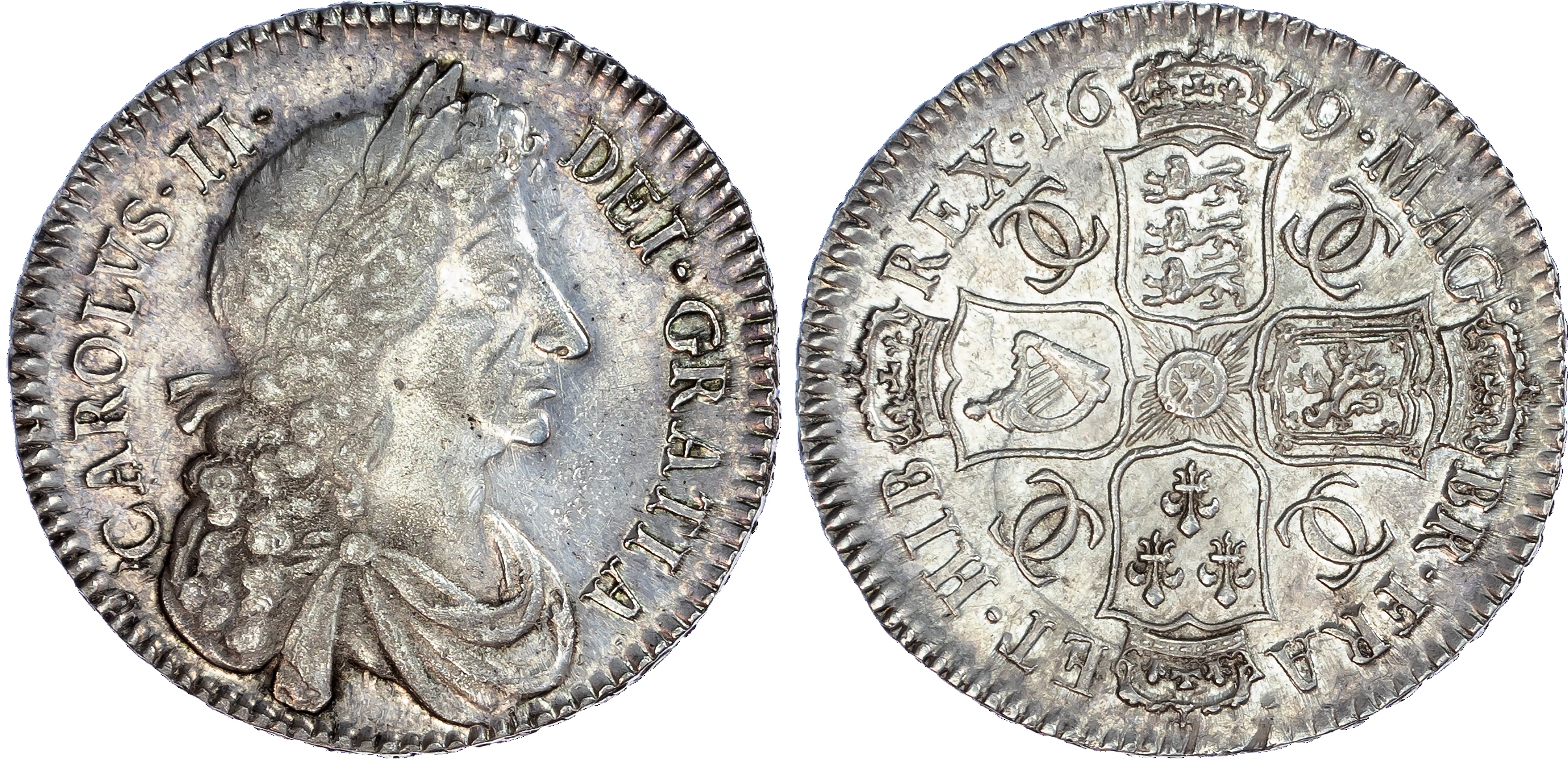 Charles II (1660-1685), Halfcrown, 1679