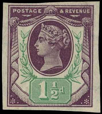 1887 Jubilee 1½d purple and green...