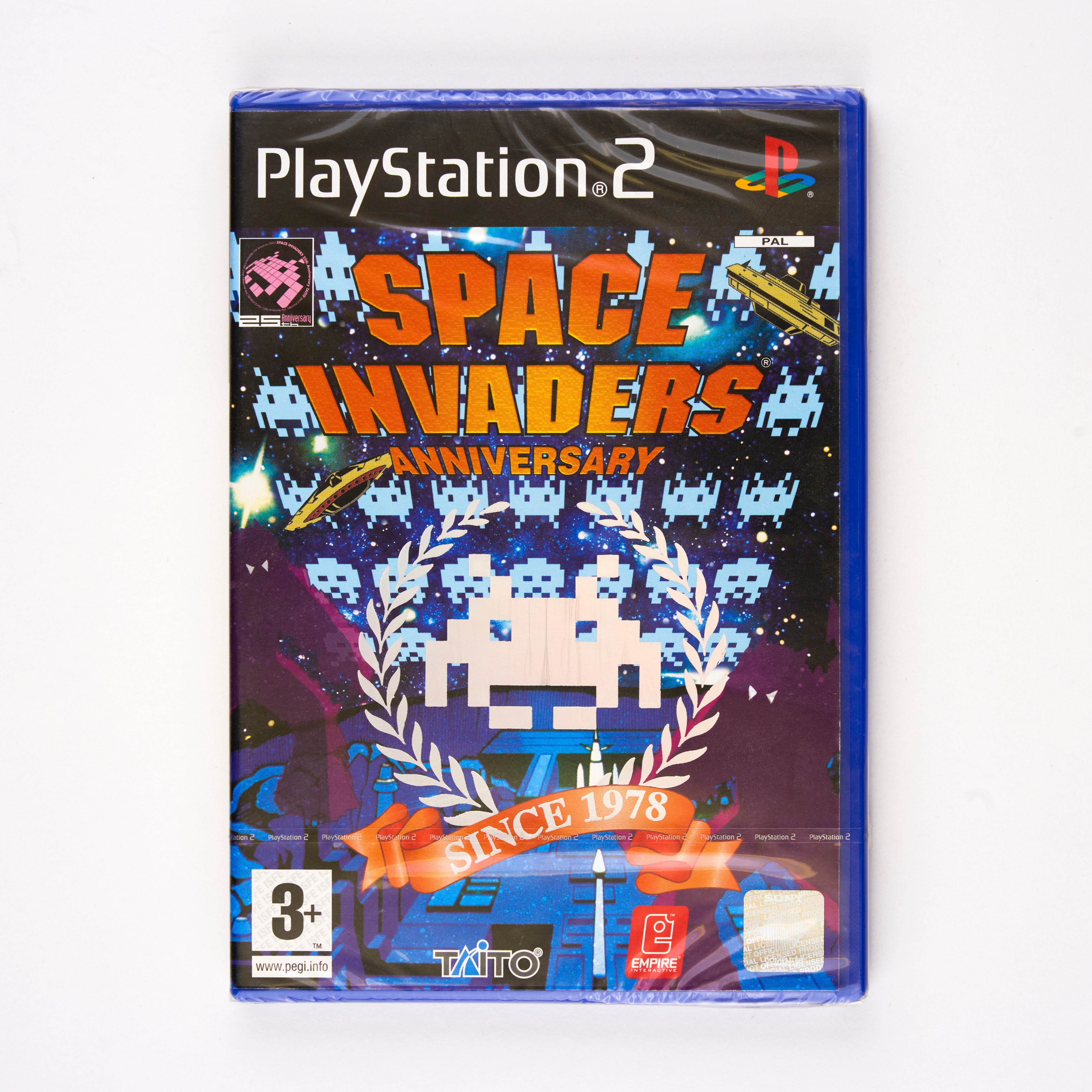 Sony  - Space Invaders Anniversary PAL - Playstation 2 - Sealed 