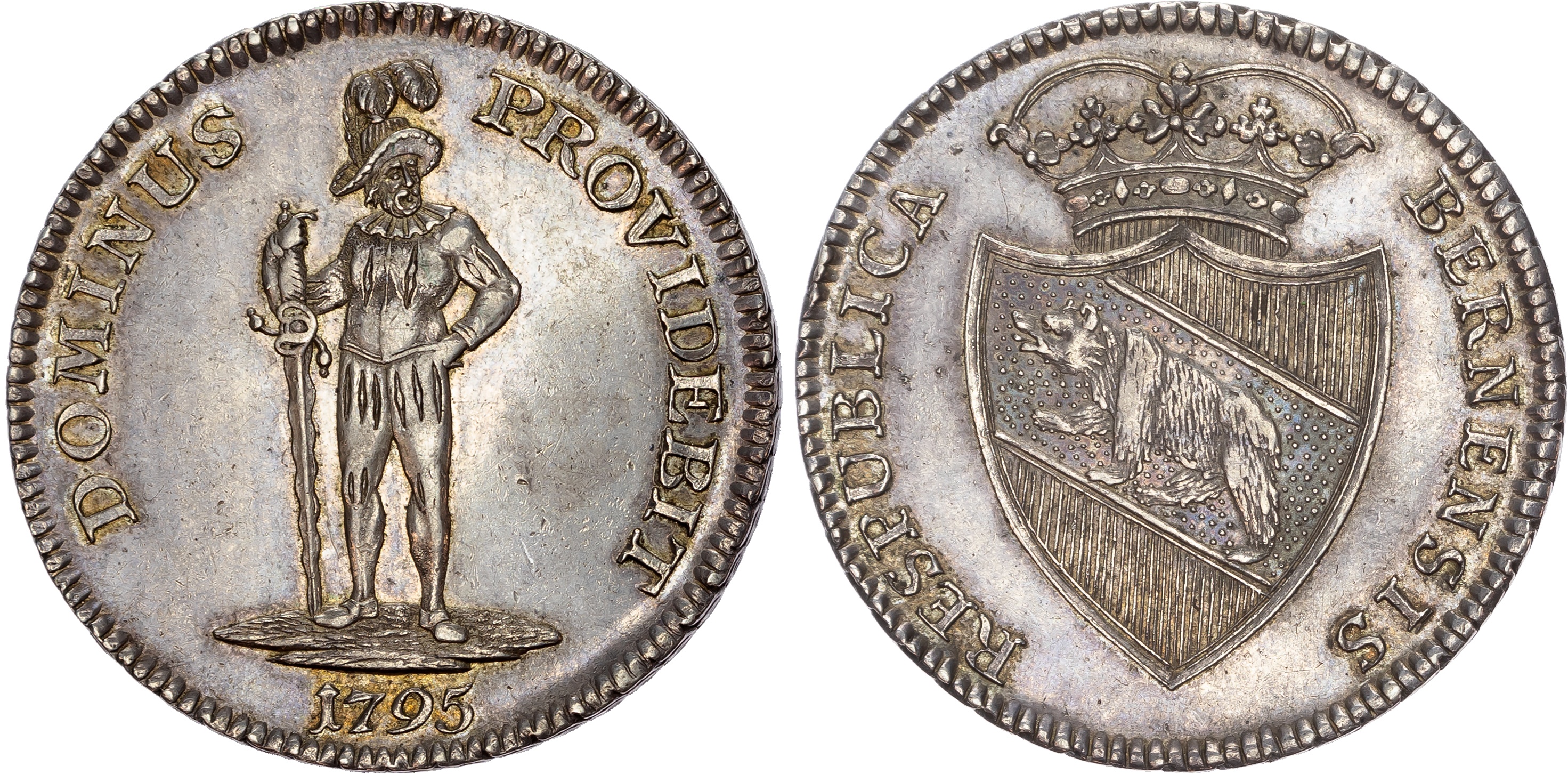 Switzerland, Confederation, silver 5 Francs, 1890 B