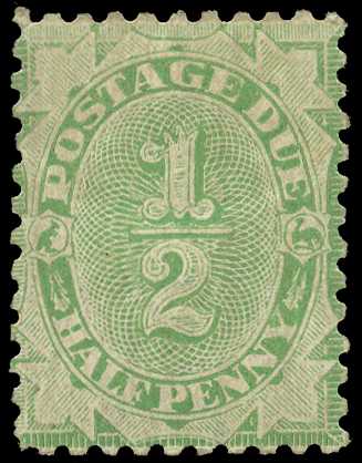 Postage Dues. 1904 ½d dull green with...