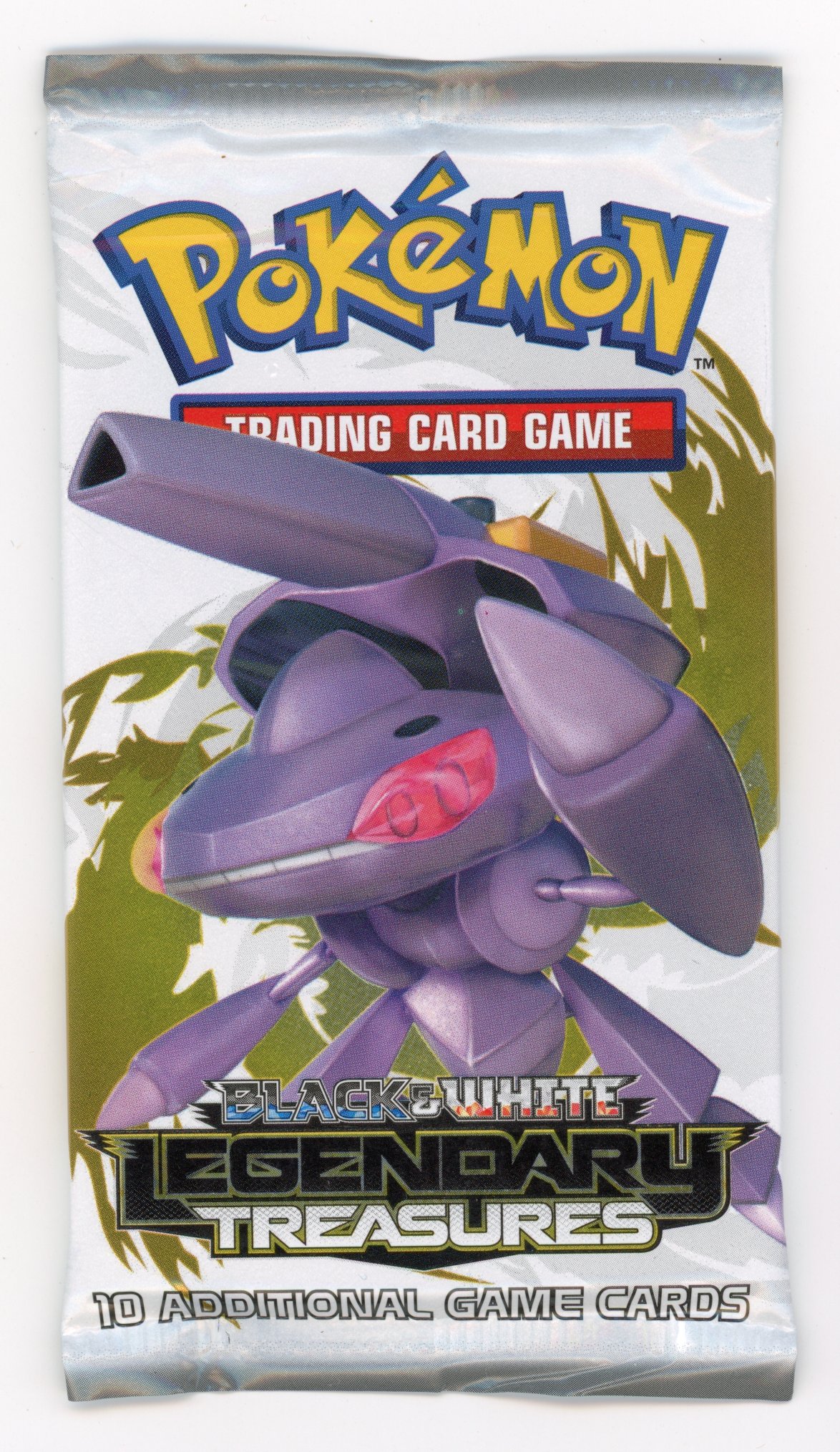 Black & White Legendary Treasures Booster Pack (2013) - Genesect Artwork