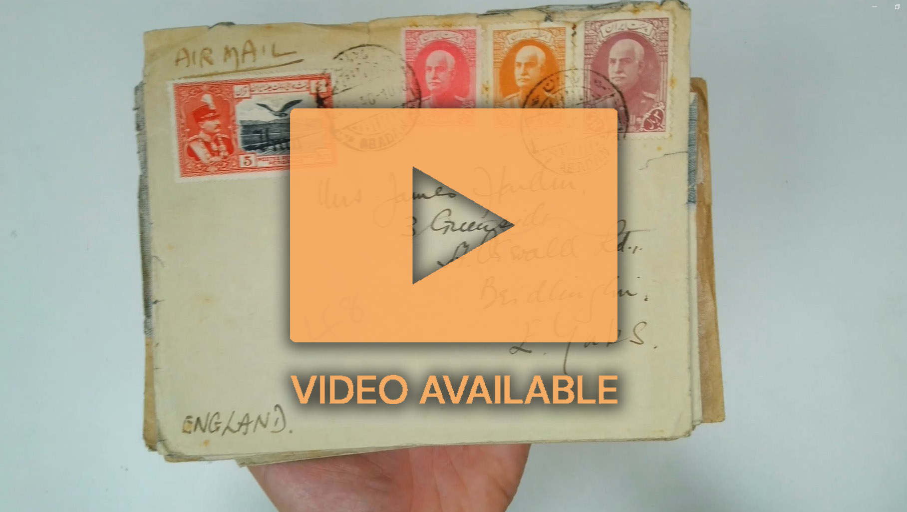 GB and Iran POSTAL HISTORY: QV-KGVI covers accumulation including a selection with Returned mail