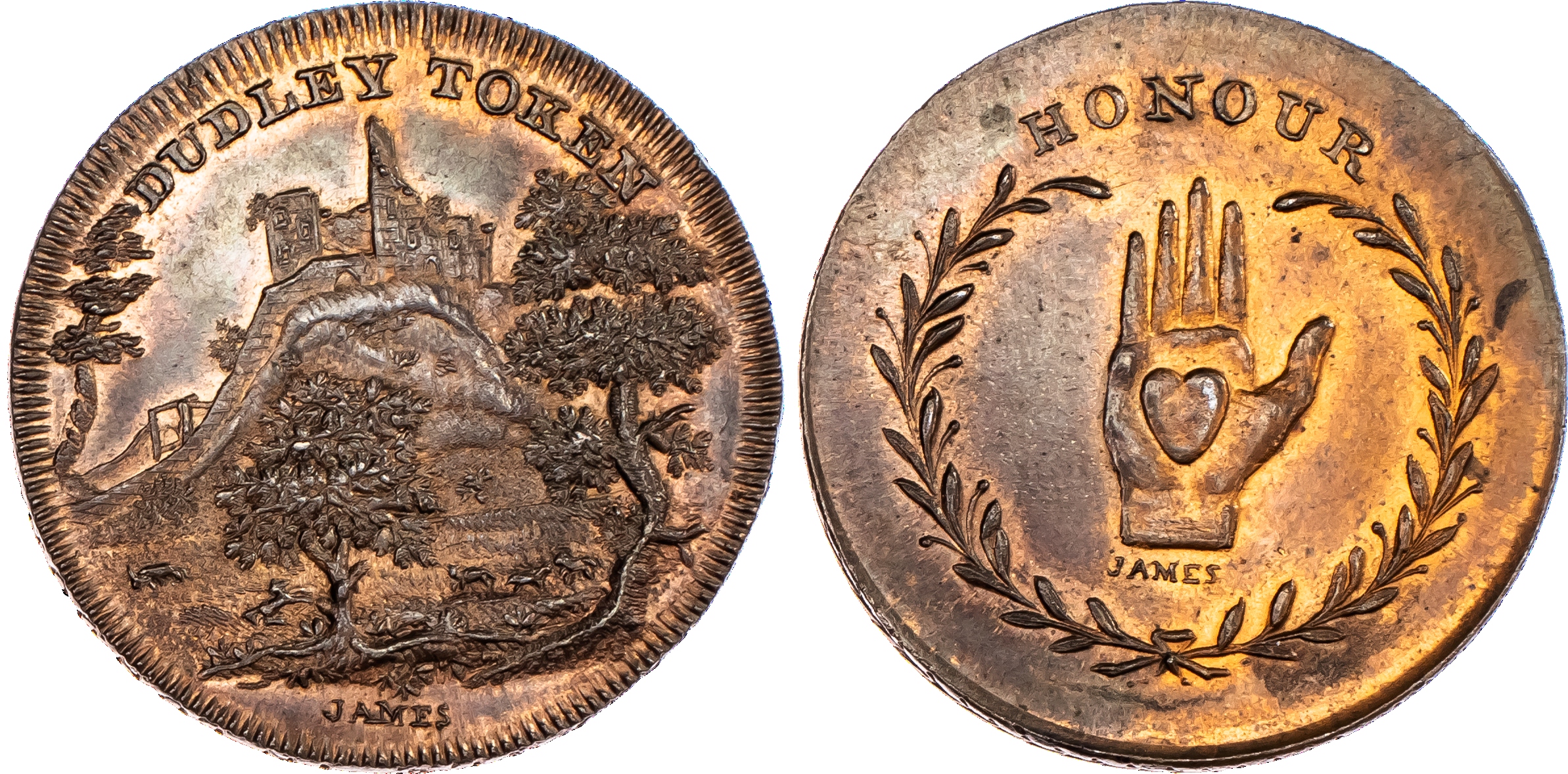 Dudley, Spence’s mule Halfpenny 1790,...