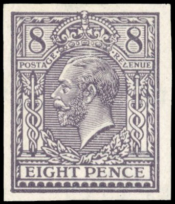 GB SG 390 1912 8d Eve's Pillar design trial