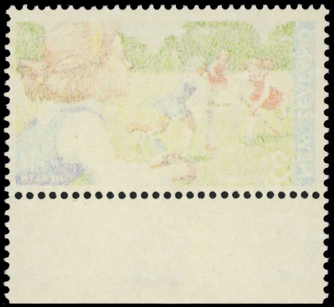 1971 Health 3ct Hockey, bottom marginal...