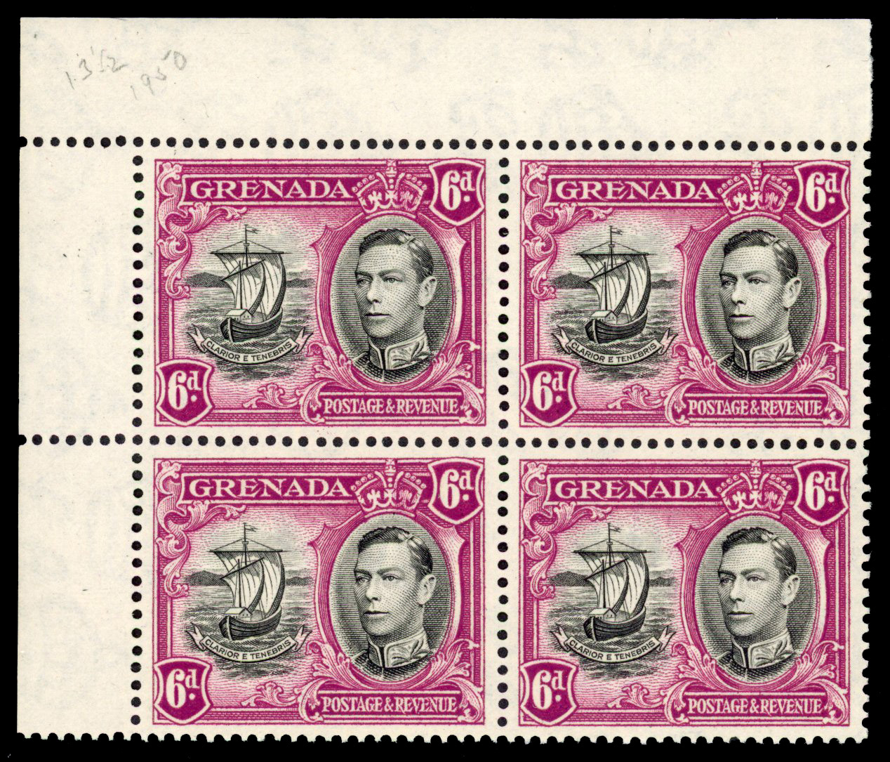 Grenada SG 159b block mint