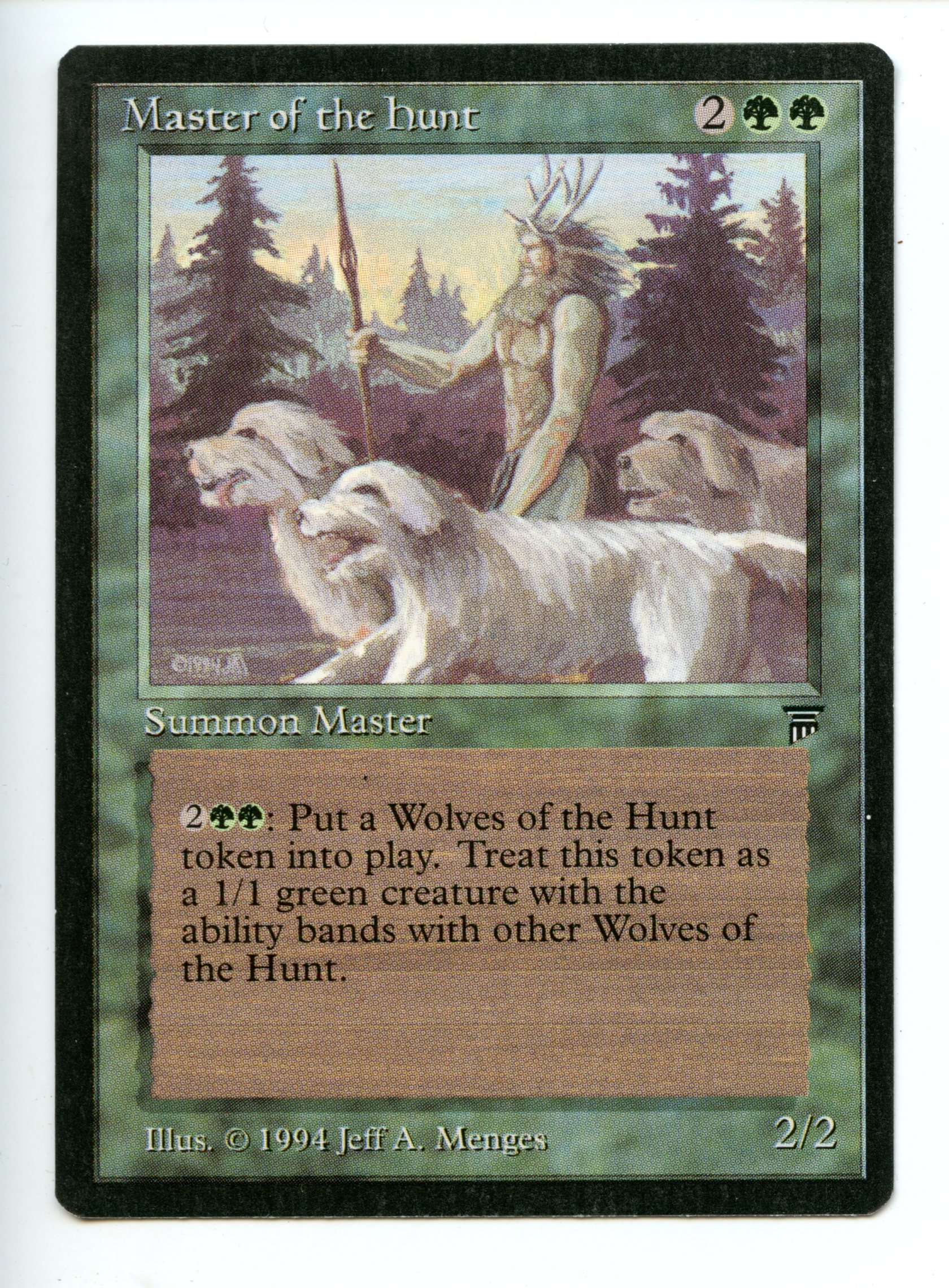 Magic the Gathering - Master of the hunt  - Legends - Lightly Played