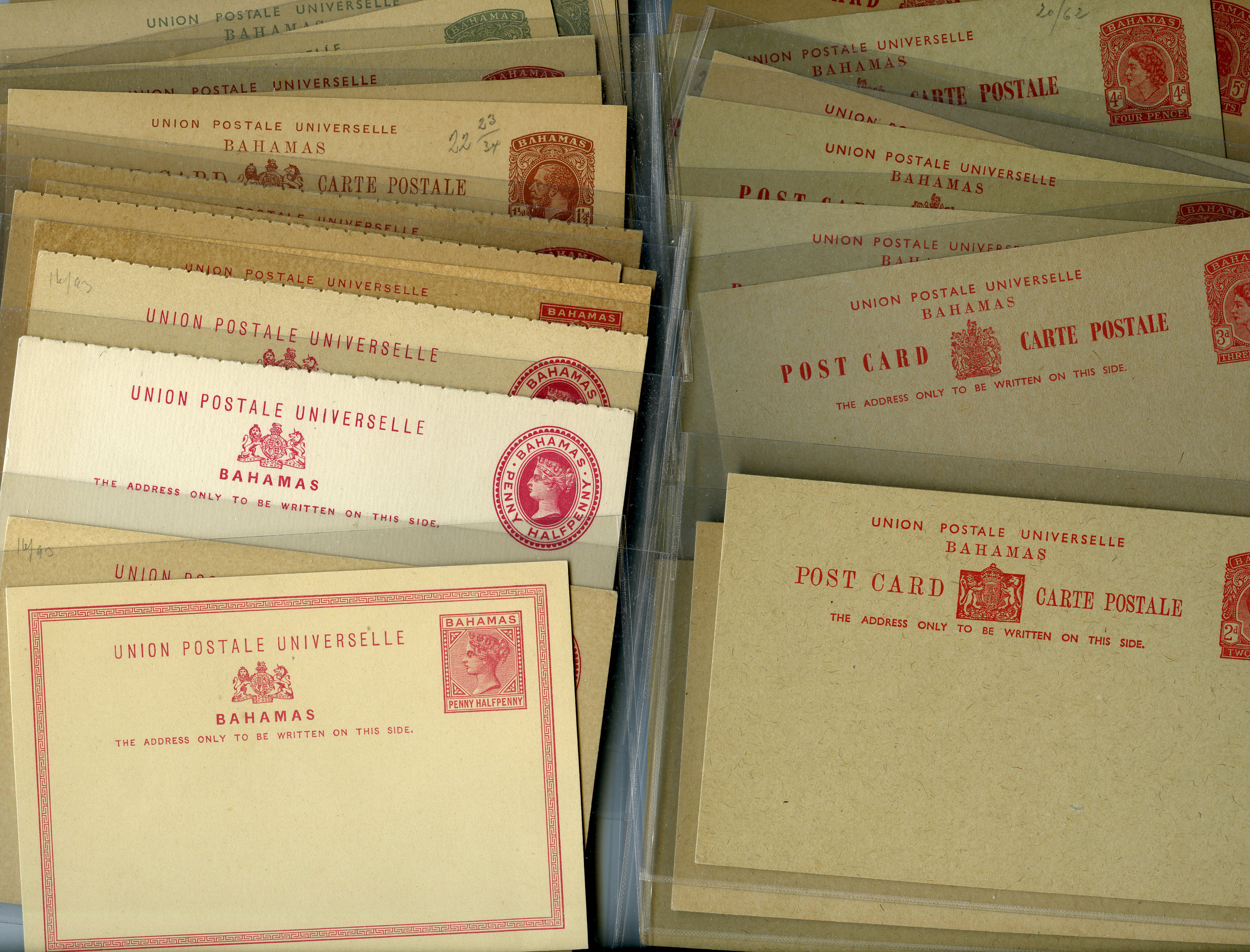 POSTAL STATIONERY: QV-QEII collection of...