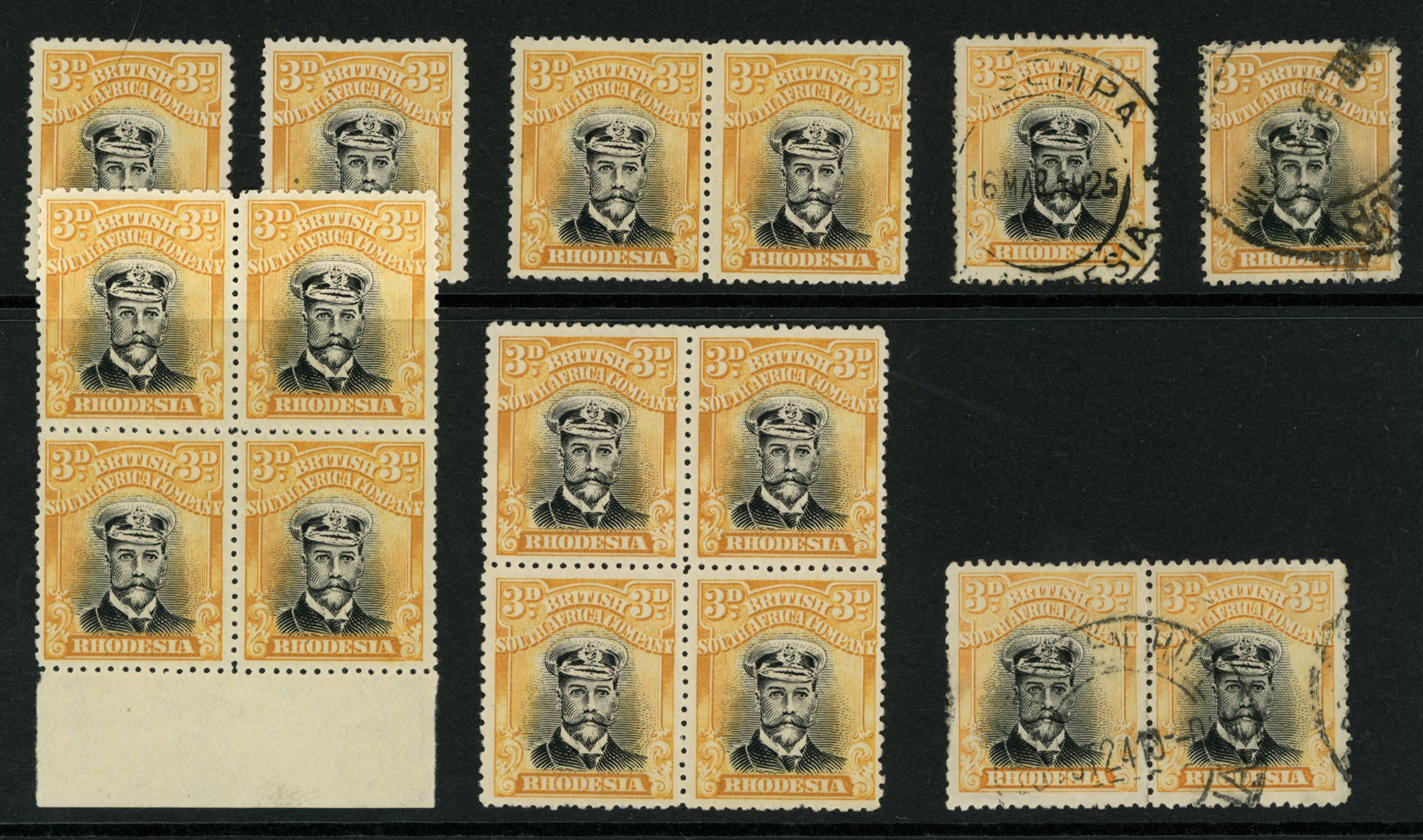 1922-3 3d Head Die IIIB, perf 14, white...