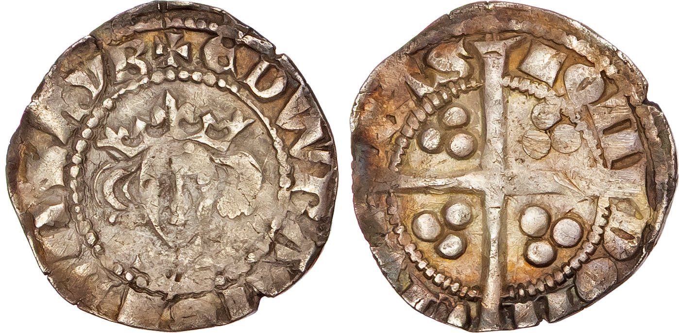 Edward I (1272-1307), AR Penny, Class 9a2 (c. 1299-1300/1), London mint.