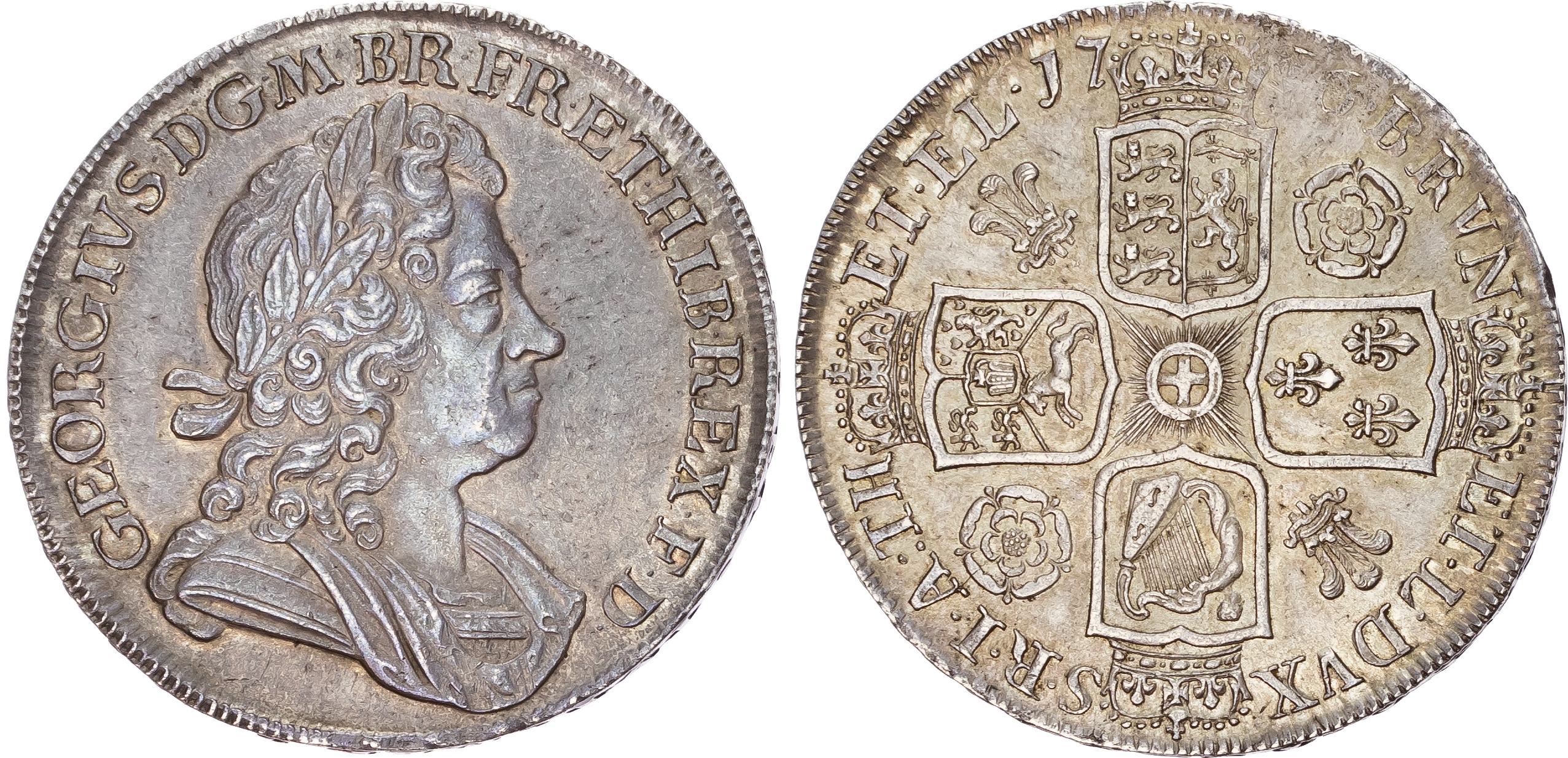 George I (1714-27), Crown, 1716