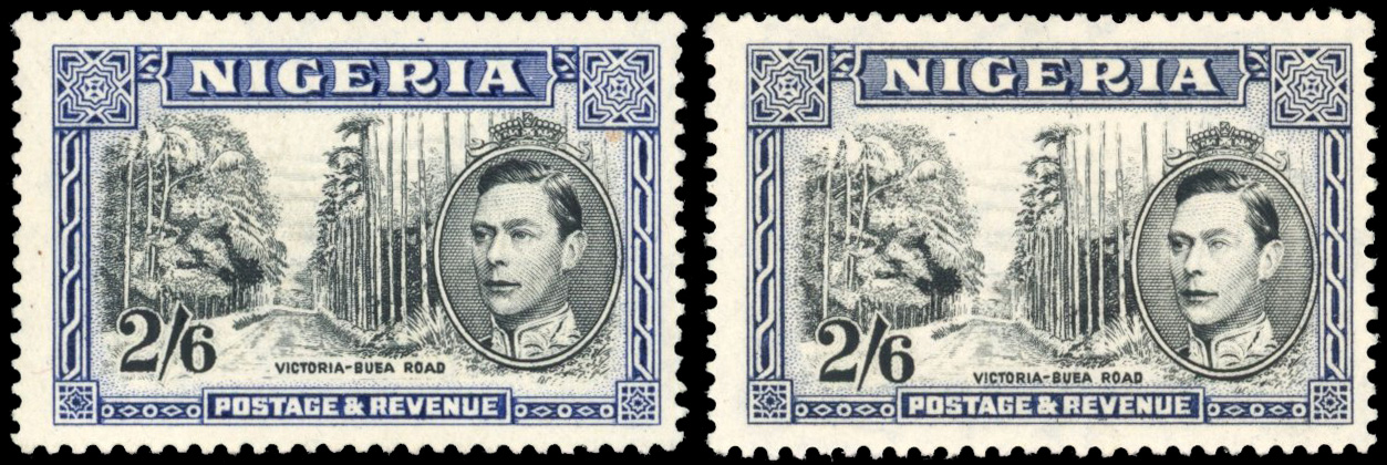 Nigeria SG 58ab var mint