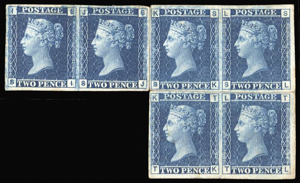 GB 1867 SG DP49 2d Paris Exhibition proof block