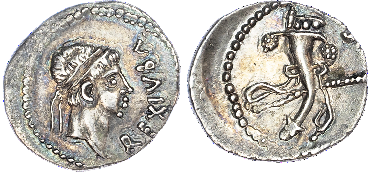 Kings of Mauretania, Juba II (25 BC – AD 24) AR Denarius