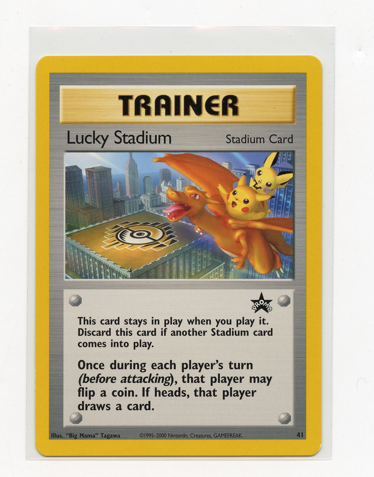 Lucky Stadium #41 Black Star Promo NY Pokemon Center Opening - (LP+)