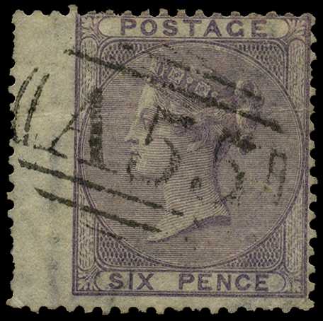 GB USED ABROAD: 1855-57 Mile Gully “A55”...