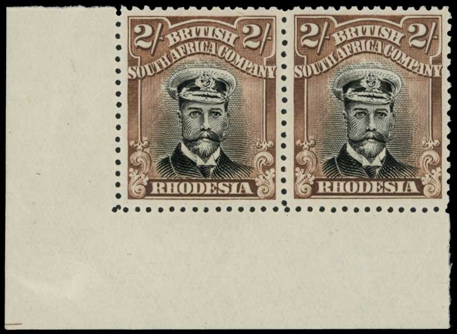 1922-4 2/- Head Die IIIB, perf 14, white...