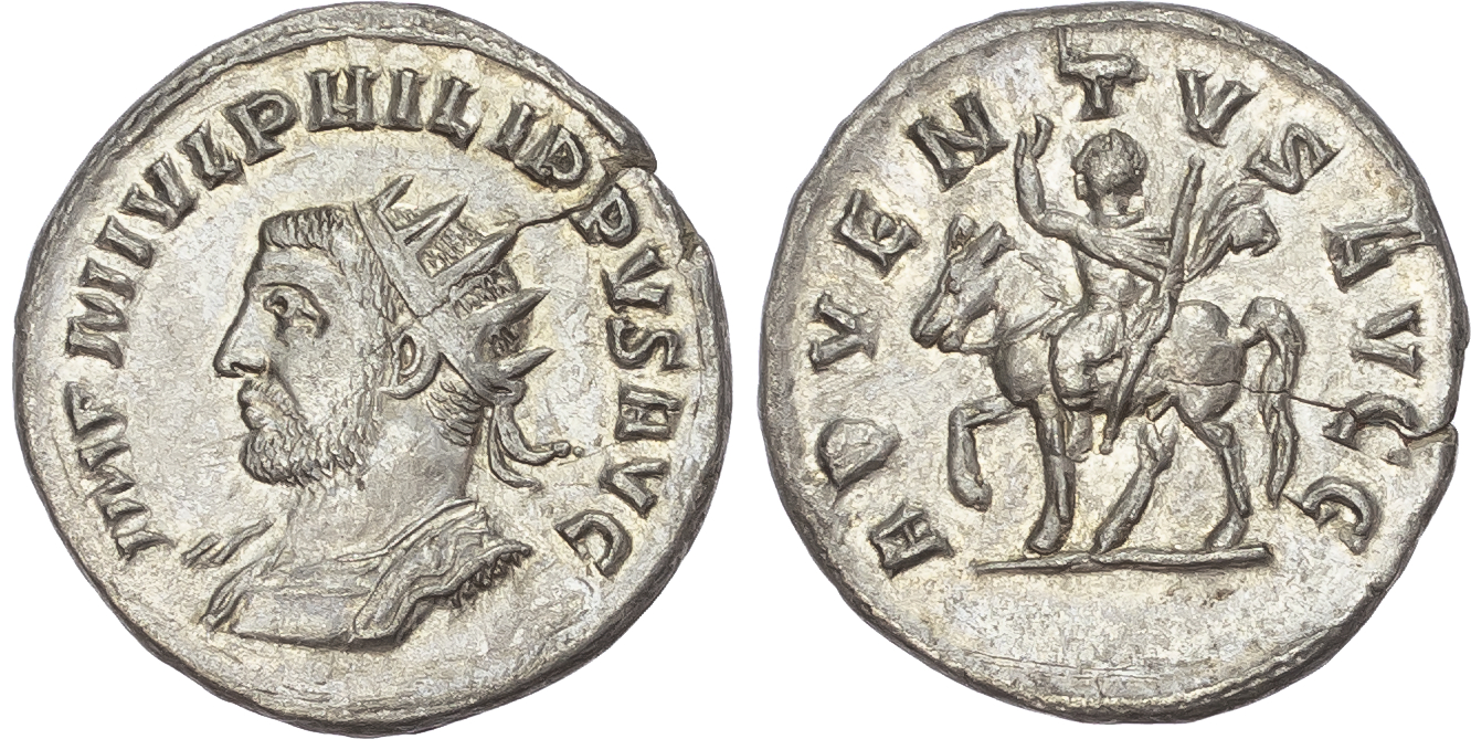 Philip I (AD 244-249) AR Antoninianus, Antioch, AD 248, 4.18g. 