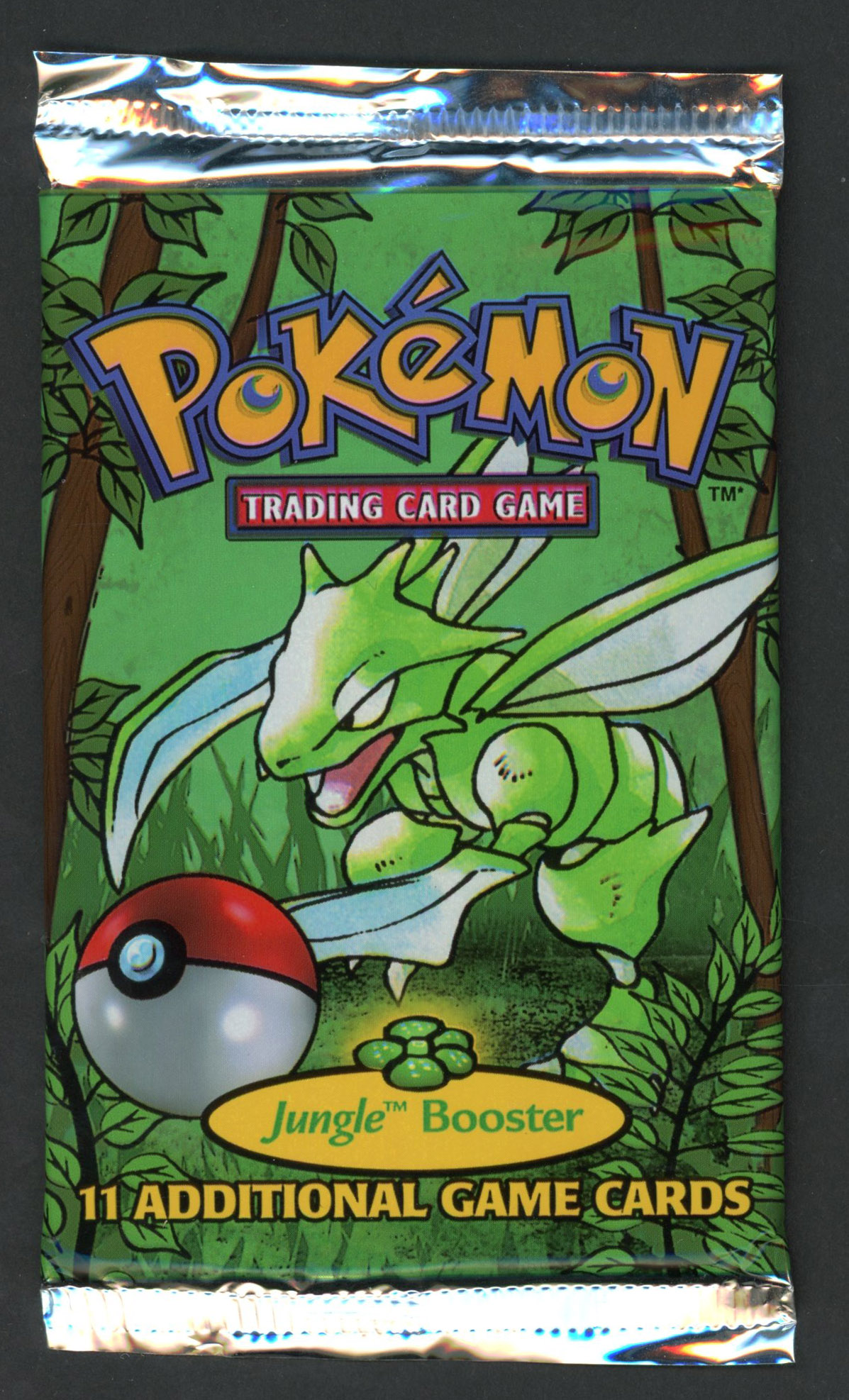 Jungle Sealed Unlimited Booster Pack - Scyther Artwork