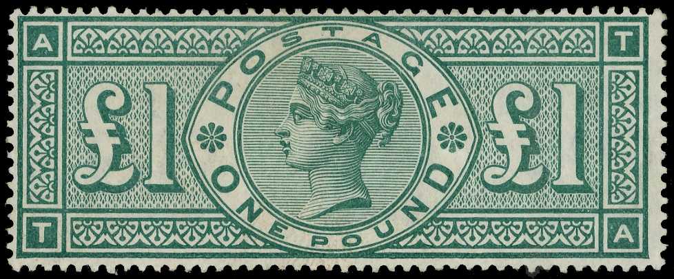 1891 £1 green Pl.3. Very fine and fresh...
