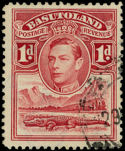 Basutoland SG 19a var used